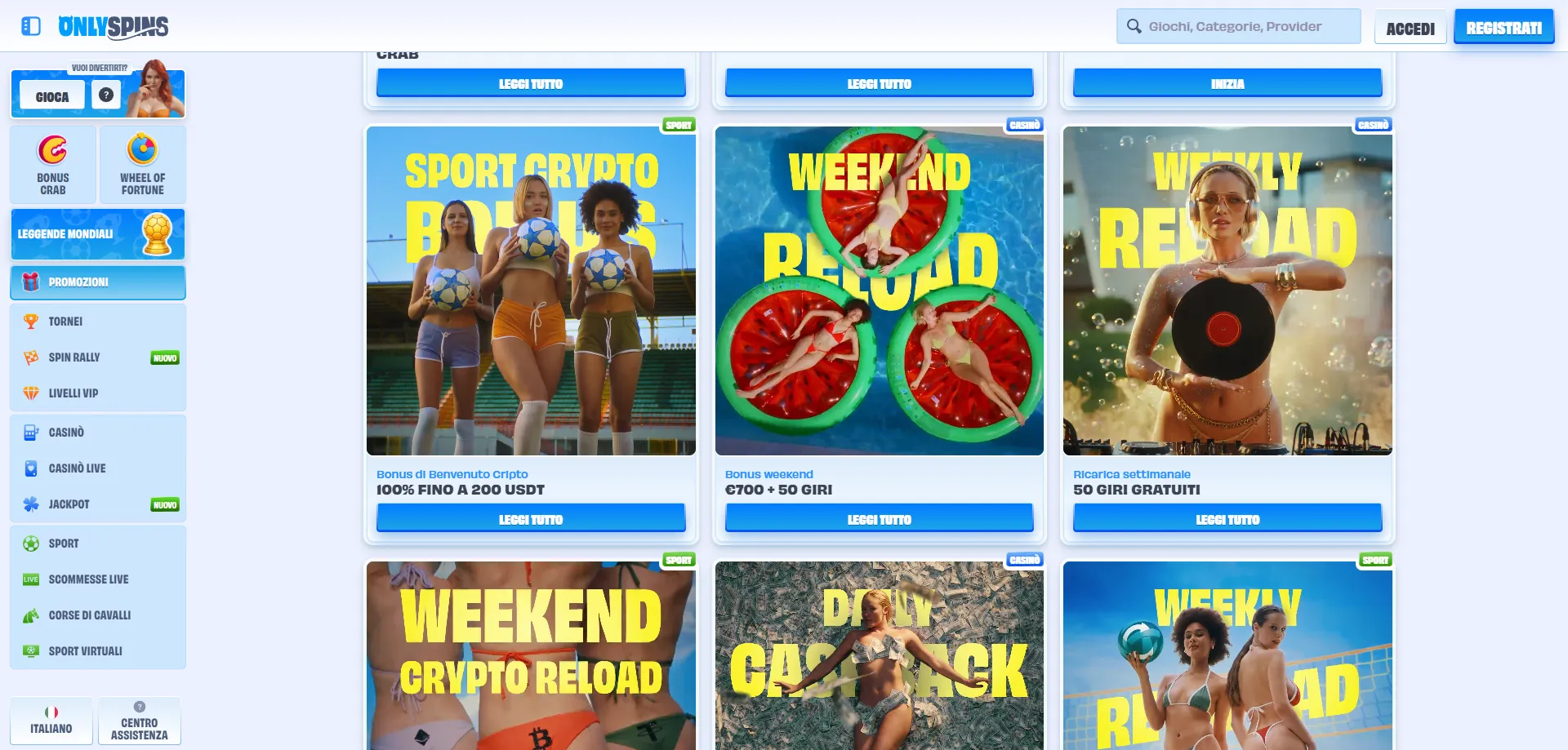 onlyspins-promo2 OnlySpins Casinò bonus di benvenuto 200 giri gratis fino a €500